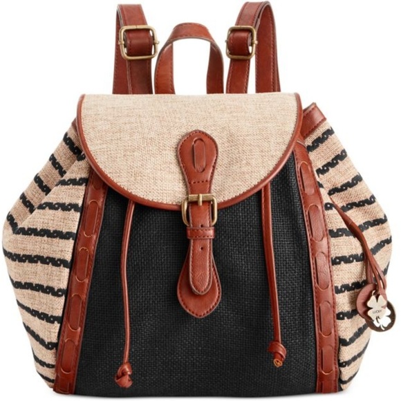 Lucky Brand Handbags - Lucky Brand Linen backpack